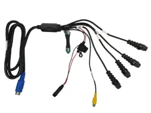 AGCO Dakota Micro® AHD 9" Quad Monitor Wire Harness (PN: DM-H9QMWH)