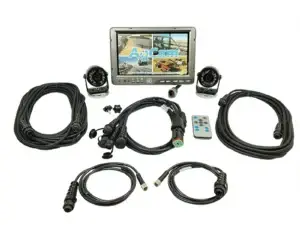 AGCO AgCam AHD 9"Quad DTM Monitor Dual Camera Kit (PN: AG-H9DCP2K)