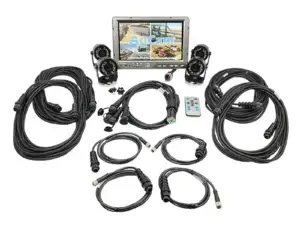 AGCO AgCam AHD 9"Quad DTM Monitor Quad Camera Kit (PN: AG-H9DCP4K)